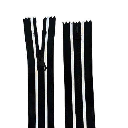 Ziper Invisível Nylon Fixo 18cm N3 Fitness Refletivo Com 10 Unidades Makro