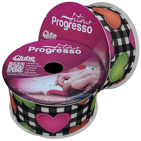 Fita Gorgurão Festa Junina 38mm Cor 330 EGP 009TR com 10 Metros Progresso