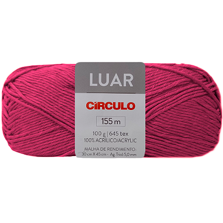 Fio Luar 100gr Cor 6761 Cupido com 155 Metros Círculo