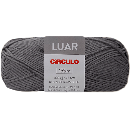 Fio Luar 100gr Cor 8797 Esconderijo com 155 Metros Círculo
