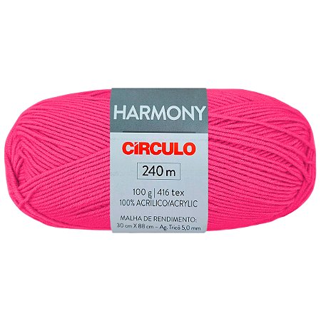 Fio Harmony Cor 3334 Tulipa com 240 Metros Círculo