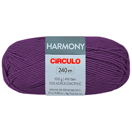 Fio Harmony Cor 6146 Uva com 240 Metros Círculo