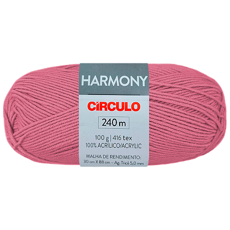 Fio Harmony Cor 6204 Begônia com 240 Metros Círculo