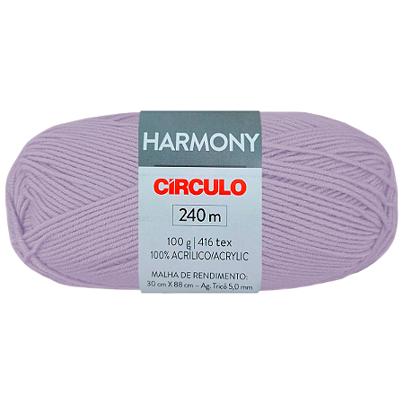 Fio Harmony Cor 6570 Lavanda com 240 Metros Círculo