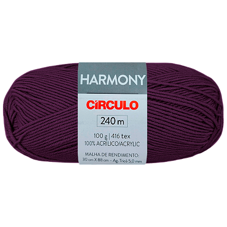Fio Harmony Cor 6654 Flor de Inverno com 240 Metros Círculo