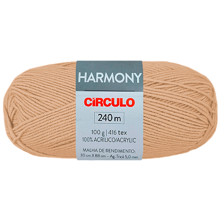 Fio Harmony Cor 7034 Marfim com 240 Metros Círculo
