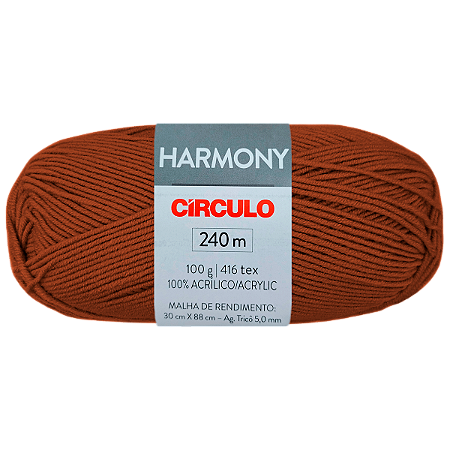Fio Harmony Cor 7824 Pimenta Síria com 240 Metros Círculo