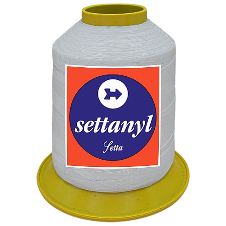 Linha de Nylon 60 Cor Branco Settanyl Com 80 Gramas Setta