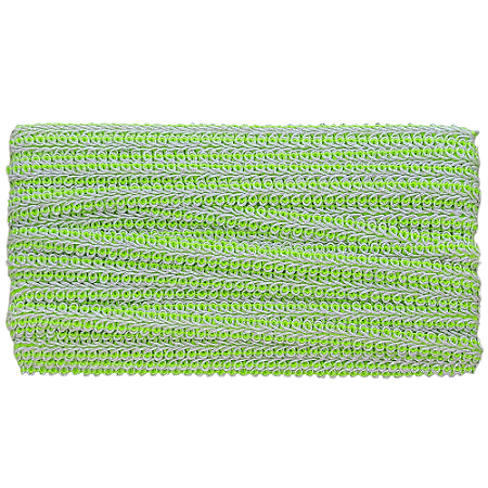 Galão Irisado 10mm Cor 02 Verde Neon Ref 91 Com 20 Metros NYBC