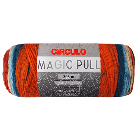 Fio Magic Pull Cor 9452 Palmier Com 306 Metros Círculo