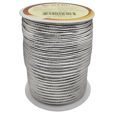 Cordone 4.4mm Cor Prata Com 50 Metros Nybc