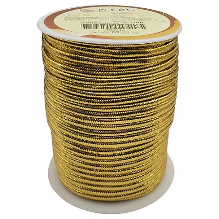 Cordone 4.4mm Cor Ouro Com 50 Metros Nybc