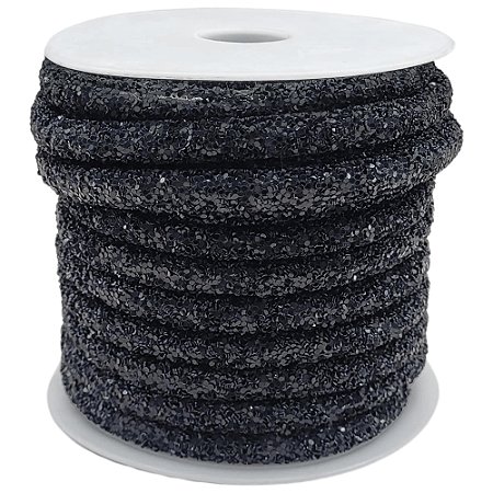 Tubo de Strass 8mm Cor 01 Por metro Sanding