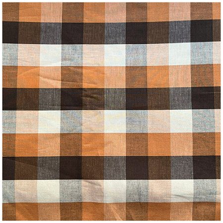 Tecido Tricoline Xadrez Buffalo Cor 08 - 50cm x 150cm Caldeira