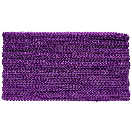 Galão Metalizado Ref 91 Cor 218 Roxo 10 mm Com 20 Metros Nybc