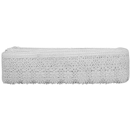 Renda Guipir Chl 435 Branco 50mm Com 13.70 Metros Nybc