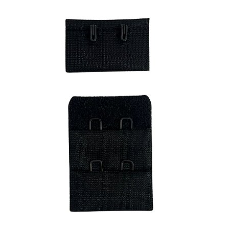 Colchete Duplo 30mm Cor Preto Com 100 Unidades Terlizzi