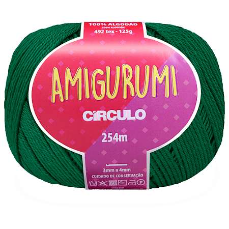 Linha Amigurumi Cor 5076 Hera Com 254 Metros Círculo