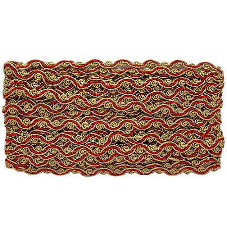Galão 120 Dourado Com Vermelho 10mm Com 20 Metros Nybc