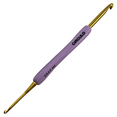Agulha de Crochê Ponta Dupla Soft 2,0mm x 4,0mm Circulo