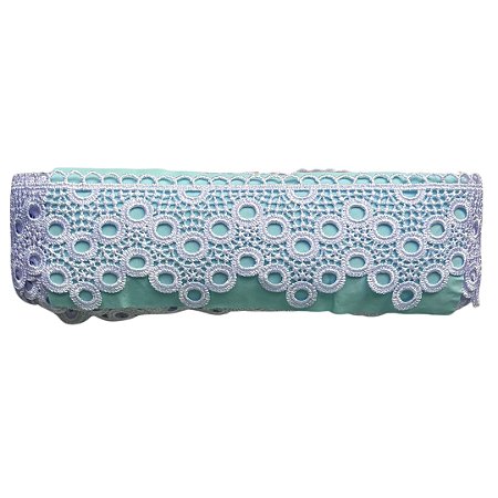 Renda Guipir YL-208 Branco 70mm Com 13,70 Metros Mantovani