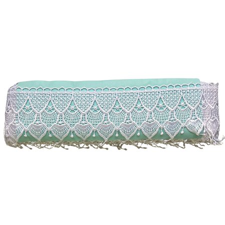 Renda Guipir CL-67-1 Branco 77mm Com 13,70 Metros Mantovani