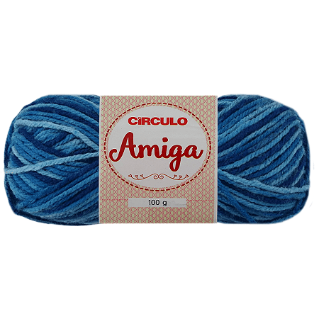 Fio Amiga 100 Gramas Cor 9172 Amuleto Com 133 metros Círculo