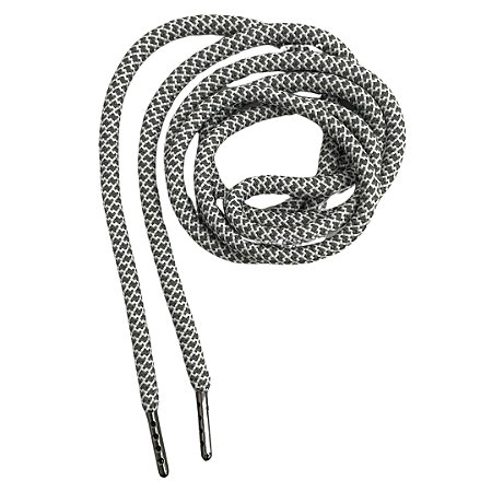 Cordão Bicolor Com Ponteira Ref 101545 Cinza 130cm Makro