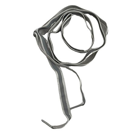 Cordão Com Ponteira Refletivo Cinza Ref 101500 Poliéster Makro