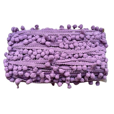 PomPom 20mm Cor 164 Lilás Com 25 Metros NYBC