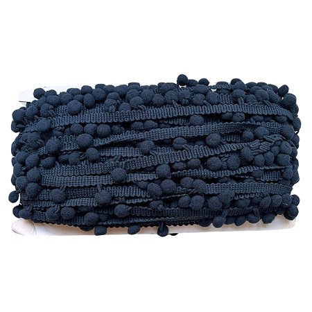 PomPom 20mm Cor 318 Marinho Com 25 Metros NYBC