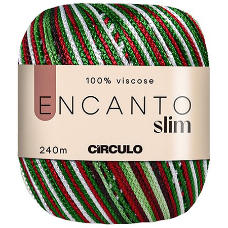 Fio Encanto Slim Natal Cor 9070 Com 240 Metros Círculo
