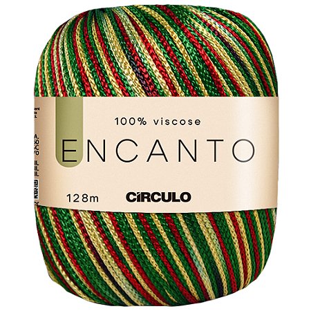 Fio Encanto Natal Cor 9818 Com 128 Metros Círculo
