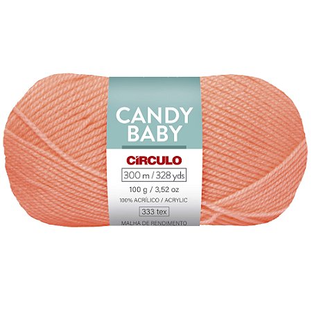 Fio Candy Baby 100% Acrílico Cor 402 Com 300 Metros Círculo