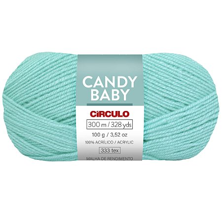 Fio Candy Baby 100% Acrílico Cor 2508 Com 300 Metros Círculo
