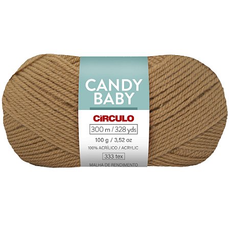 Fio Candy Baby 100% Acrílico Cor 7712 Com 300 Metros Círculo