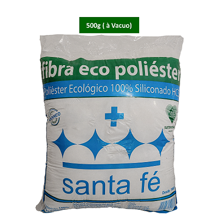 Enchimento Para Almofada Fibra Eco Poliéster HCS 500 Gramas Santa Fé