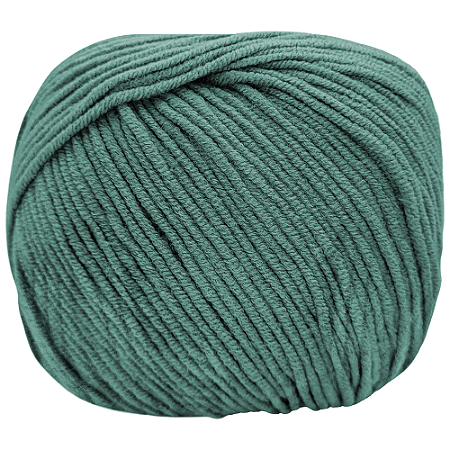 Fio Amigurumi Soft cor 2308 Alga com 150 metros Círculo