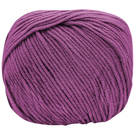 Fio Amigurumi Soft cor 6614 Alfazema com 150 metros Círculo