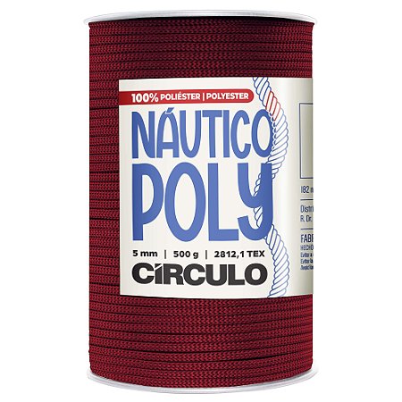 Fio Náutico Poly 5mm Cor 3699 Jaspe Com 182 Metros Círculo