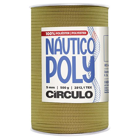 Fio Náutico Poly 5mm Cor 7625 Castanha Com 182 Metros Círculo