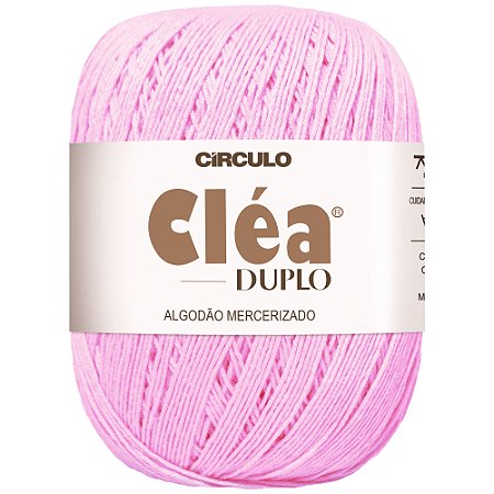 Linha Cléa Duplo Cor 3526 Rosa Candy 150g Com 508 Metros Círculo