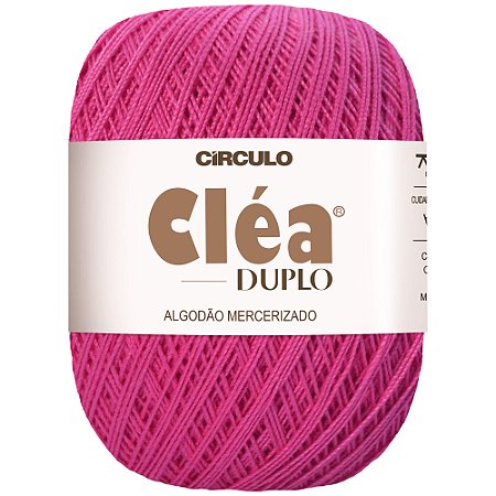 Linha Cléa Duplo Cor 3839 Rosa Cítrico 150g Com 508 Metros Círculo