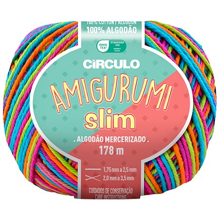 Linha Amigurumi Slim Cor 9278 Lhama Com 178 Metros Círculo