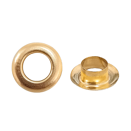 Ilhós De Ferro 51 New Gold Sem Arruela Com 1000 Unidades Baxmann