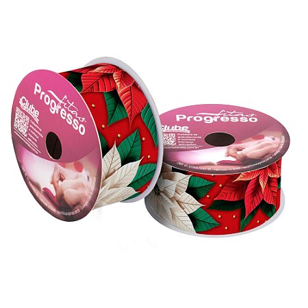 Fita EGP 009TR Natalina 38mm Cor 337 Com 10 Metros Progresso