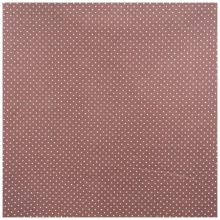 Tecido Tricoline Poá Cor 216 Rosê e Branco 100% Algodão 50cm Caldeiras