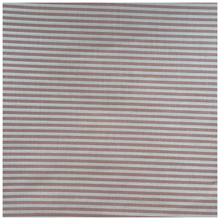 Tecido Tricoline Listrado Rosa Com Branco 100% Algodão 50cm Caldeira