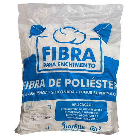 Enchimento Para Almofada Fibra Poliéster 1 Kilo Fiorella