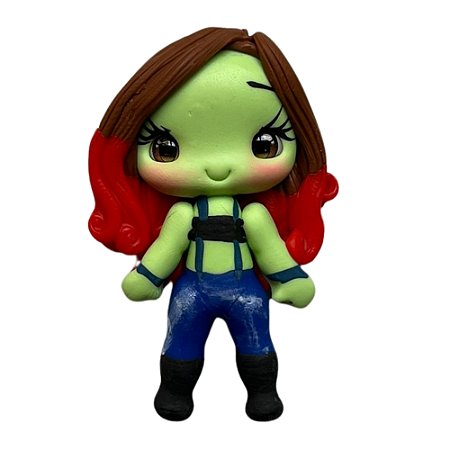 Enfeite Biscuit Boneca Gamora 65mm Sanding